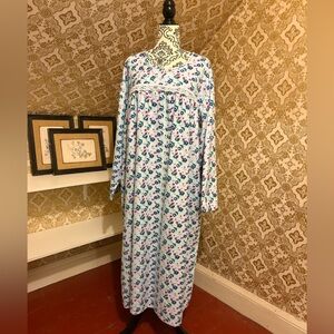 3x Flannel cottonnightgown